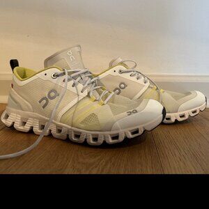 On Clouds X Shift Textile Vapor Acacia Trainers